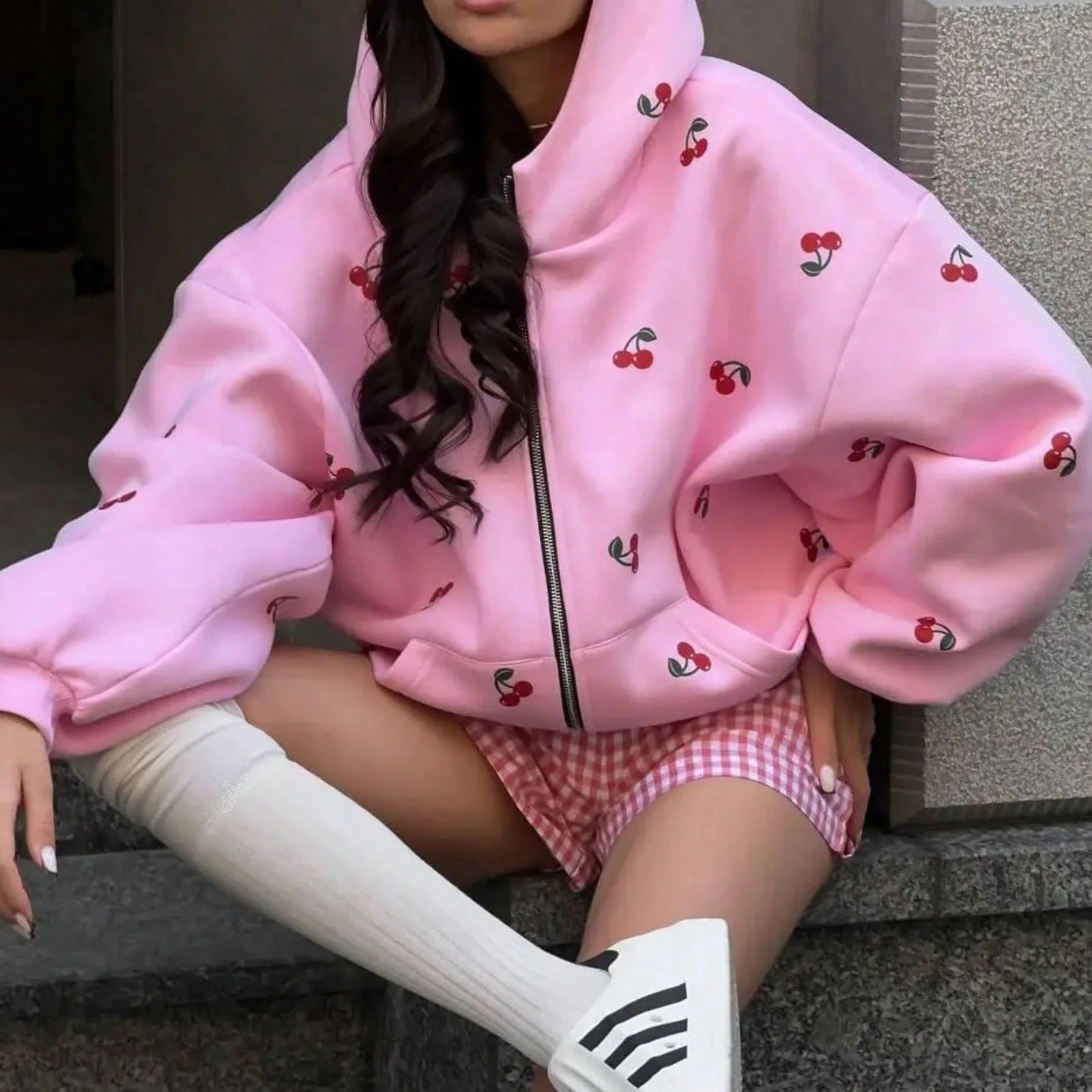 Pocket Hooded Jacket For Autumn And Winter Clothes