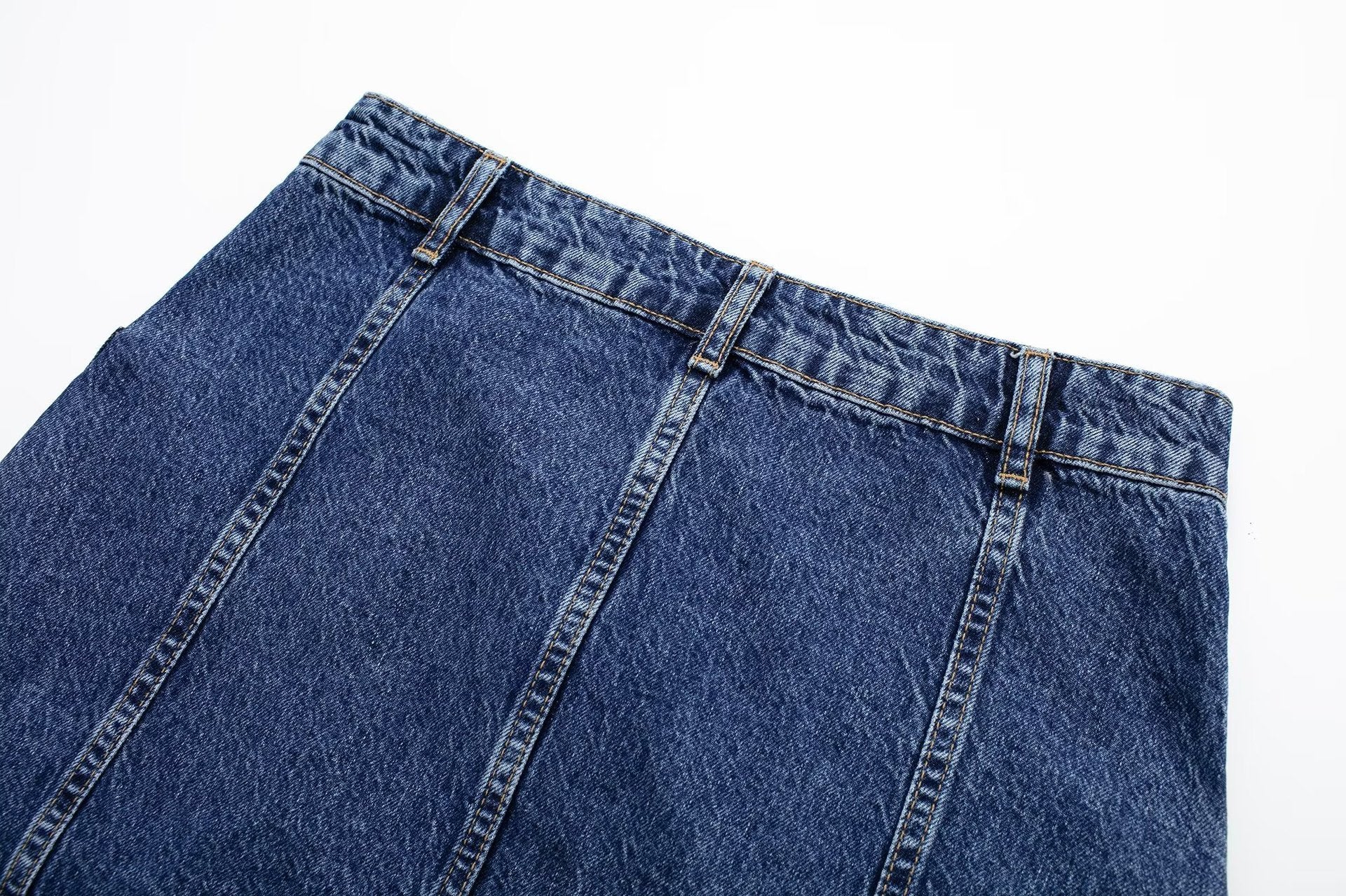 Women's Fashion Work Section Denim Half Skirt