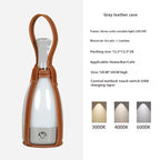 Portable Wine Bottle Charging Lamp Leather Led Touch Dimming Atmosphere Small Night Lamp