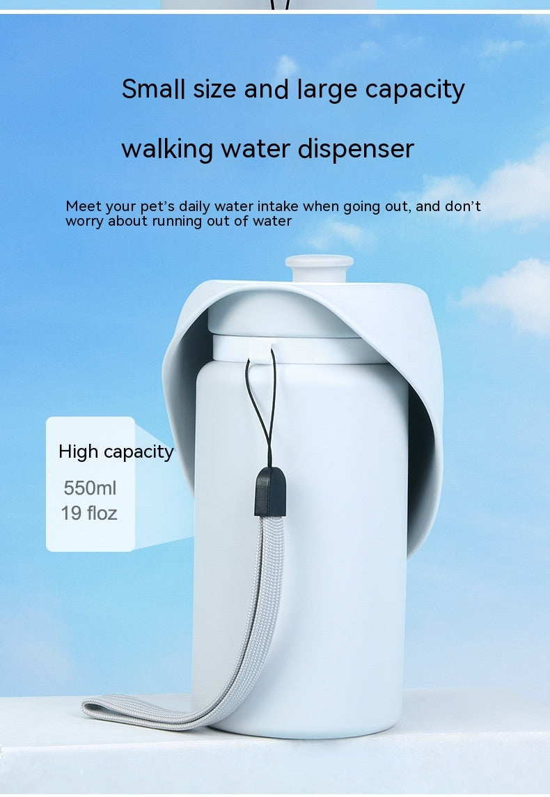 Outdoor Portable Large-capacity Water Cup Silicone Foldable Drinking Water Bottle For Pets