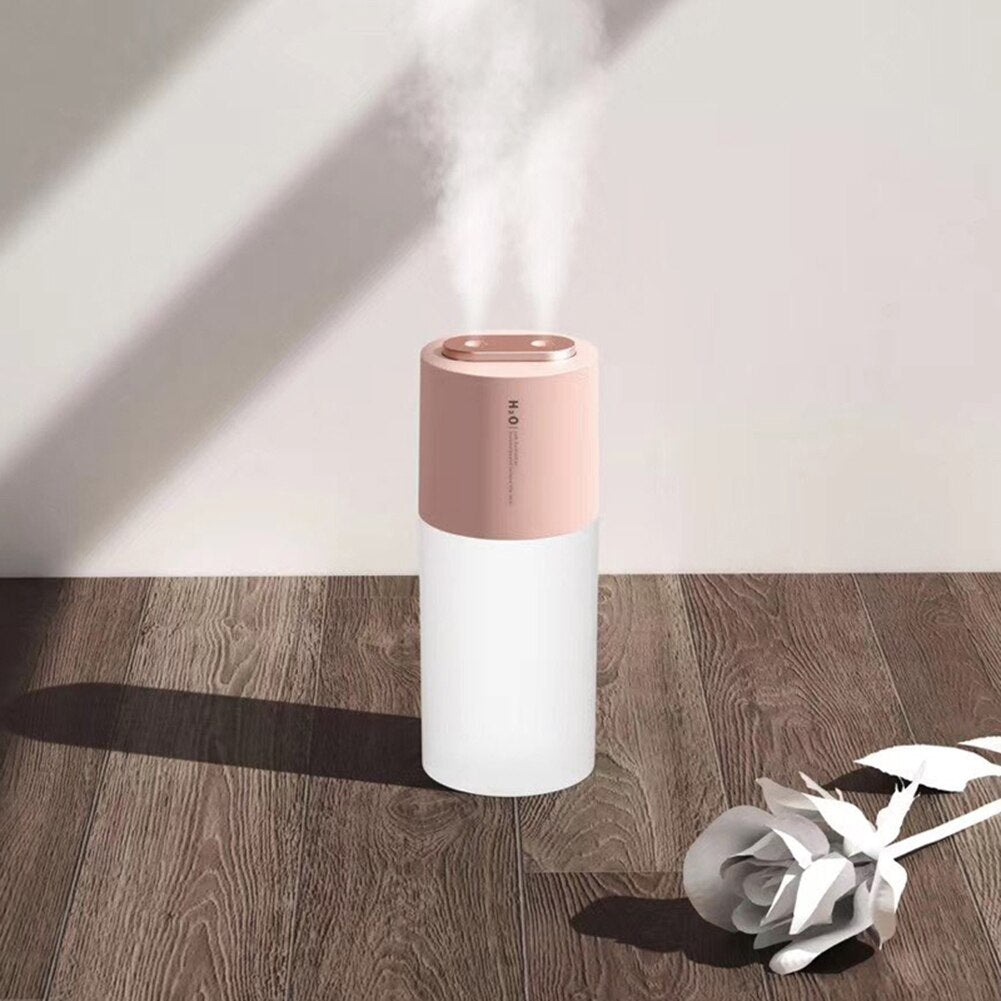 Double nozzle humidifier