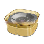 70oz Dog Water Bowl Large Capacity Spill Proof Dog Bowl Transparent 2L Visible Water Level Slow Drinking Bowl For Dogs And Cats Pet Products