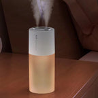 Double nozzle humidifier