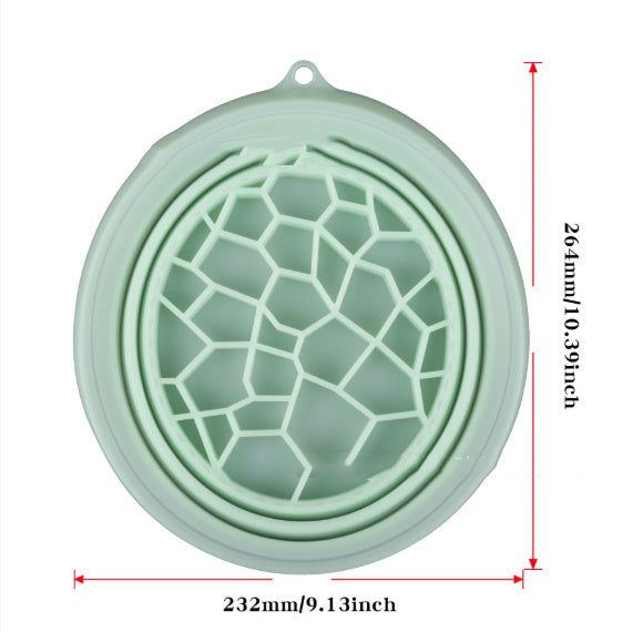 Foldable Portable Ice Cube Mold Ice Baby Home Travel Silicone Basin