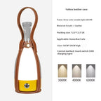 Portable Wine Bottle Charging Lamp Leather Led Touch Dimming Atmosphere Small Night Lamp