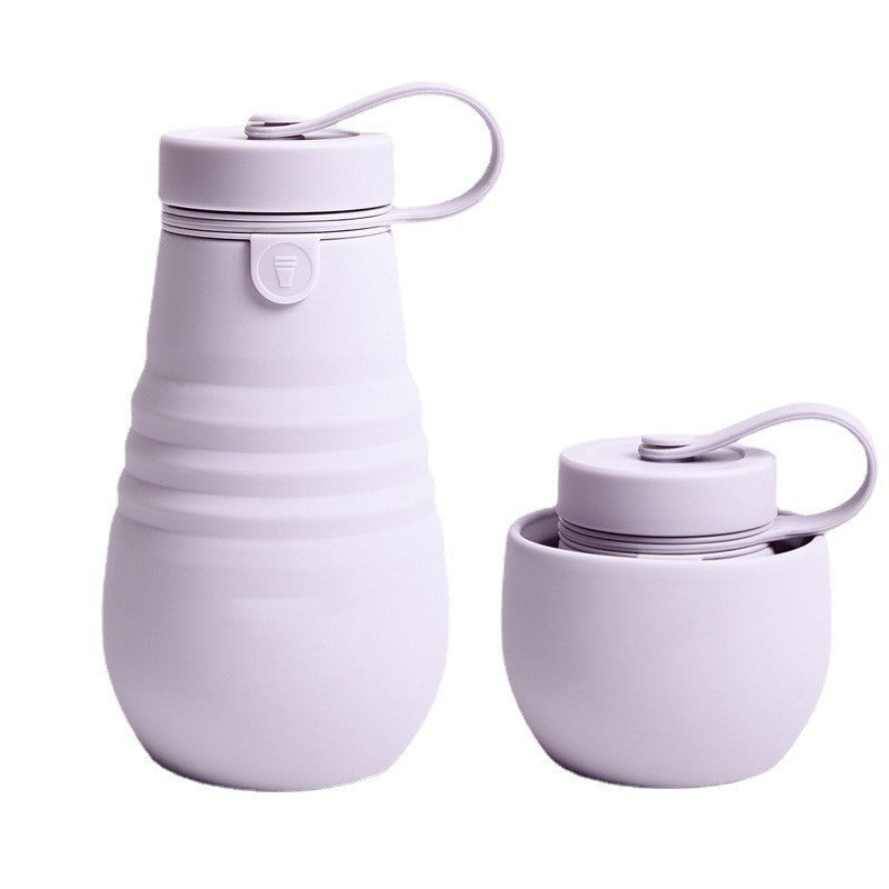 Retractable Sports Silicone Foldable Water Cup