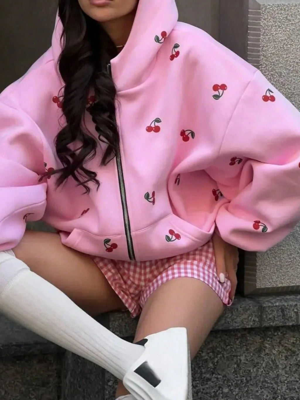 Pocket Hooded Jacket For Autumn And Winter Clothes