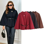 Spring Woolen Short Overcoat For Women