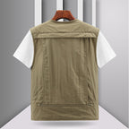 Outdoor Large Size Men's Multi-pocket Vest