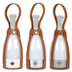 Portable Wine Bottle Charging Lamp Leather Led Touch Dimming Atmosphere Small Night Lamp