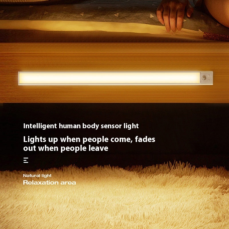 LED Ultra-thin Magnetic Self-adhesive Wardrobe And Cabinet Wine Cabinet Light Bar