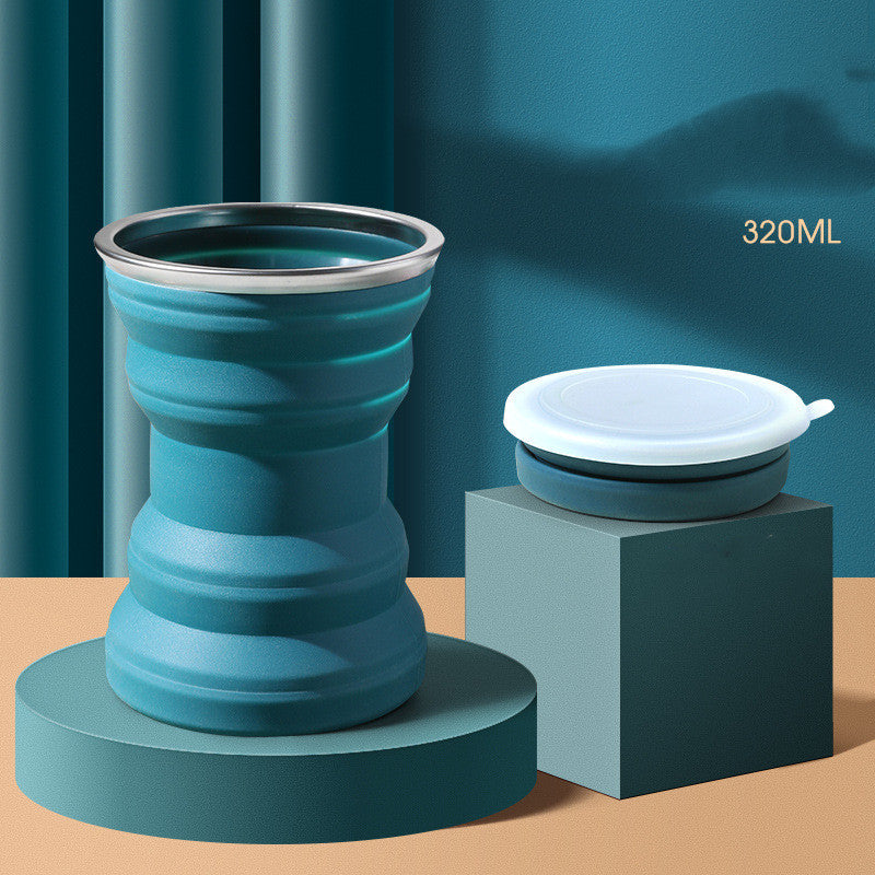 Children's Simple Portable Foldable Silicone Cup