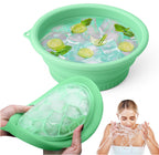 Foldable Portable Ice Cube Mold Ice Baby Home Travel Silicone Basin