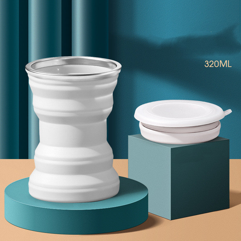 Children's Simple Portable Foldable Silicone Cup